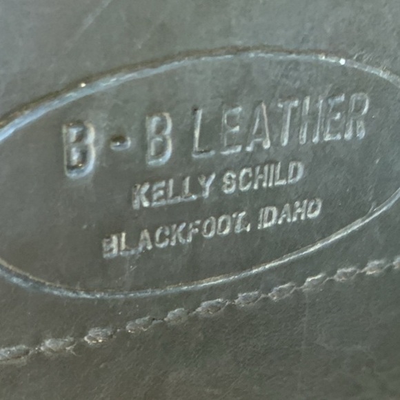 Vintage 80s Genuine Black Leather/Studs Harley-Davidson Motorcycle Saddlebags - Picture 11 of 11